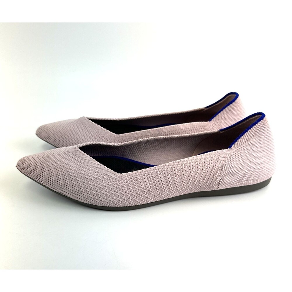 Rothys The Point Flat Petal Pink Slip On Fabric Comfort Lightweight Womens 7 - Picture 2 of 11